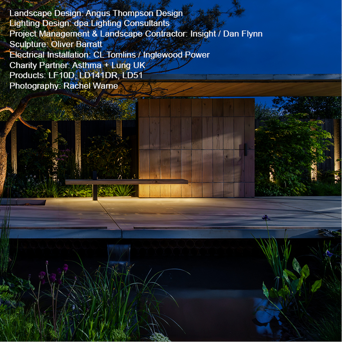 Asthma + Lung UK Breathing Space Garden   RHS Chelsea Flower Show 2026  Lightgraphix Creative Lighting Solutions